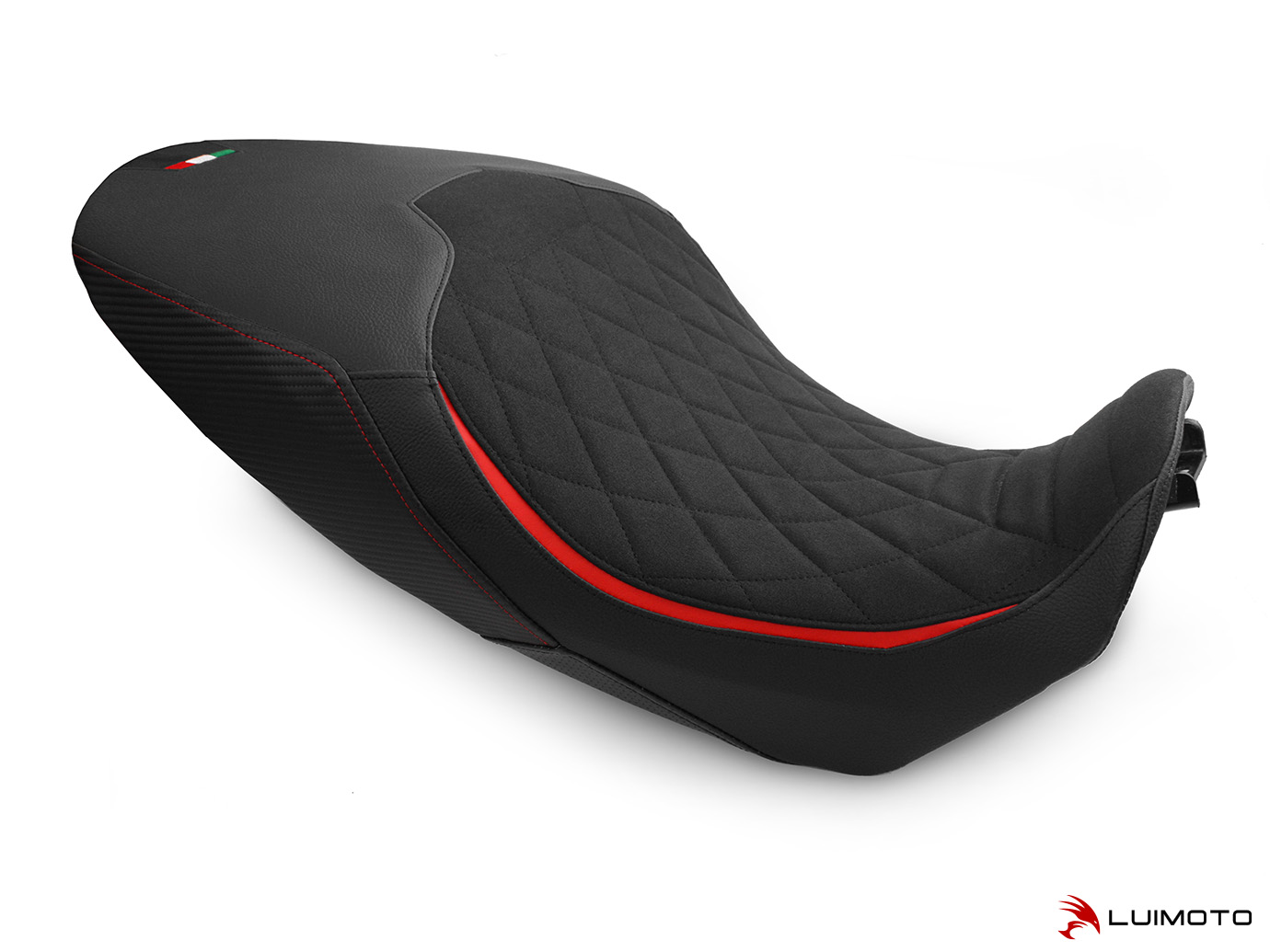 LUIMOTO Diamond Edition Rider Seat Cover for the DUCATI DIAVEL LUIMOTO Diamond Edition Rider Seat Cover for the DUCATI DIAVEL